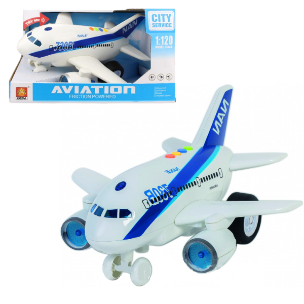 1:120 Avion cu inertie “Planebus 730B” (lumina/sunet)