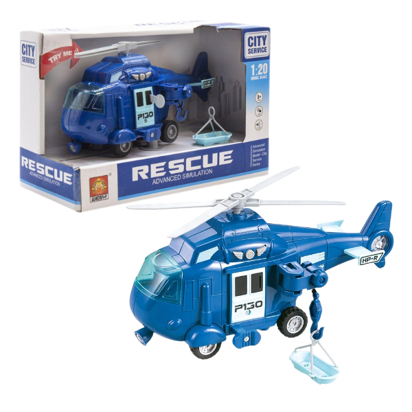 1:20 Elicopter cu inerție (lumină/sunet)