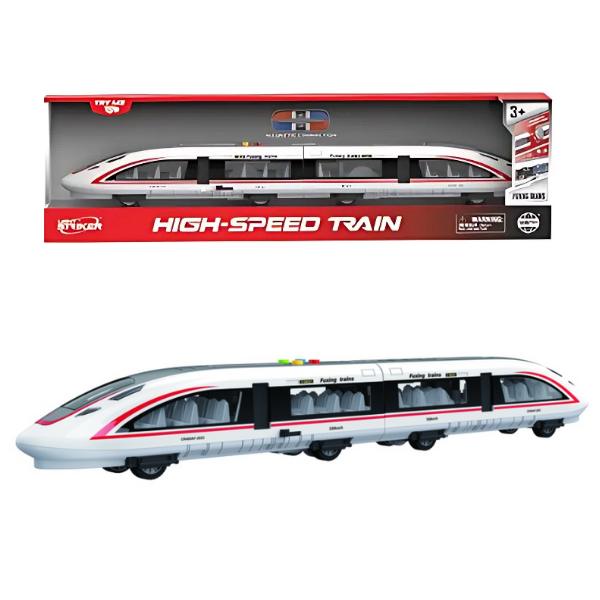 1:16 Tren magnetic de mare viteză cu inerție (lumină/sunet)