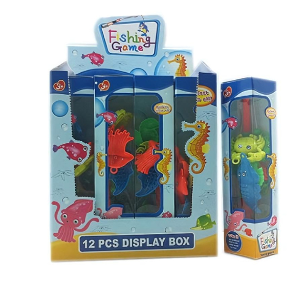 Setul colorat de jucării pentru baie Fishing Game
