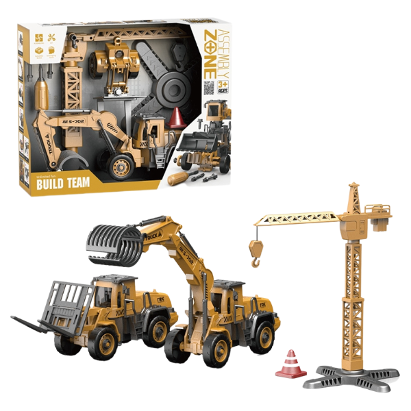 Set de joacă “Tehnică de construcție” 2 în 1