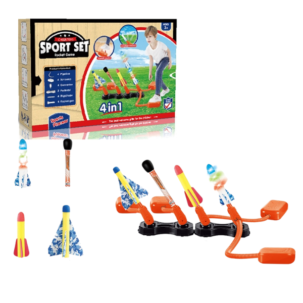 Set sportiv “Joc cu rachete” 4în1